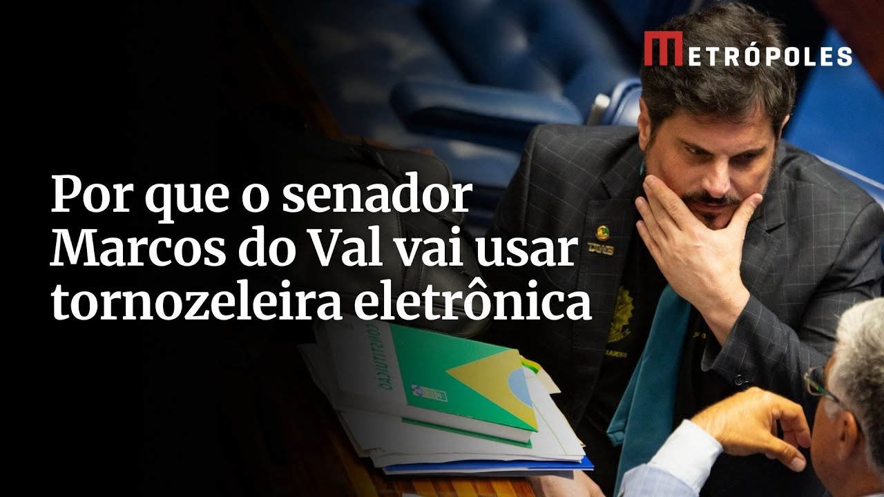 Por que o senador Marcos do Val vai usar tornozeleira eletrônica