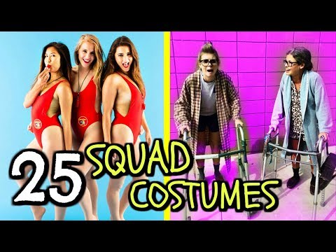 25 DIY Group Halloween Costumes! BFF, Squad, Duo & Best Friend Costume Ideas for 2017!