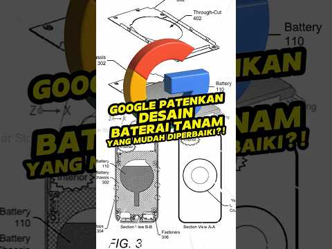 Google Patenkan Desain Baterai Tanam yang Mudah Diperbaiki