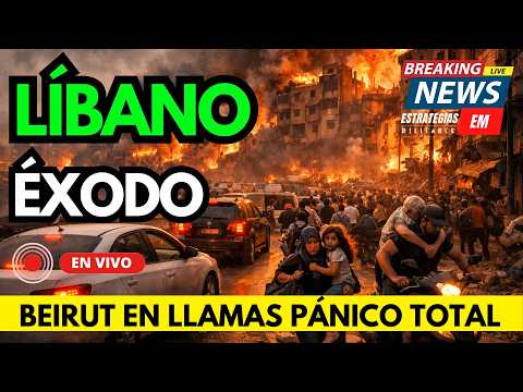 🚨 NOTICIAS ISRAEL BEIRUT EN LLAMAS TRAS LA ORDEN DE EVACUACIÓN DE ISRAEL