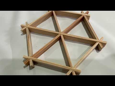 大川組子コースター製作体験 Okawa Kumiko Coaster Making Experience