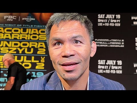 Manny Pacquiao TELLS CRAWFORD HOW TO BEAT CANELO & picks Jones to KO Mayweather!