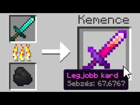 Minecraft, De BÁRMIT Kiégethetek 🔥
