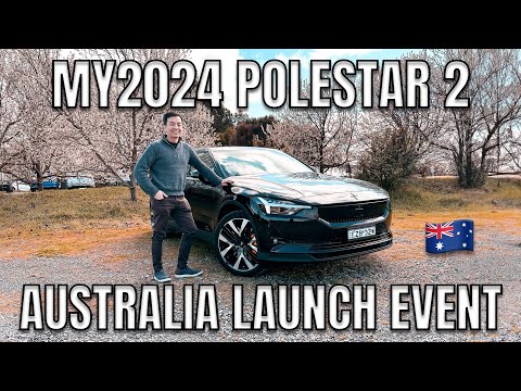 MY 2024 Polestar 2 Update Australia Launch Event LR SM RWD Test Drive