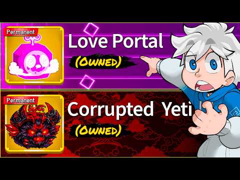 Blox Fruits mas só podemos usar as frutas mais fortes da atualização!