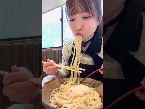 巨大かきあげおうどん爆食!!