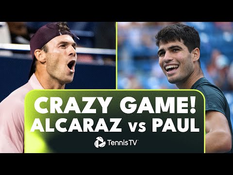 Every Point From WILD 15-Minute Game! 🤯 Alcaraz vs Paul | Cincinnati 2023