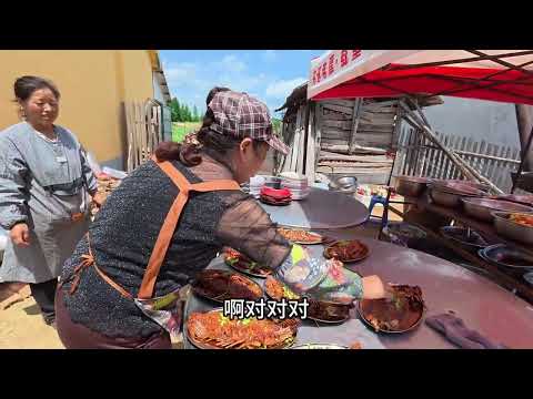老刘今天终于吃回现成的农村大席 还没吃饱 #农村宴席 #真实的农村生活人间烟火 #流水席 #三农