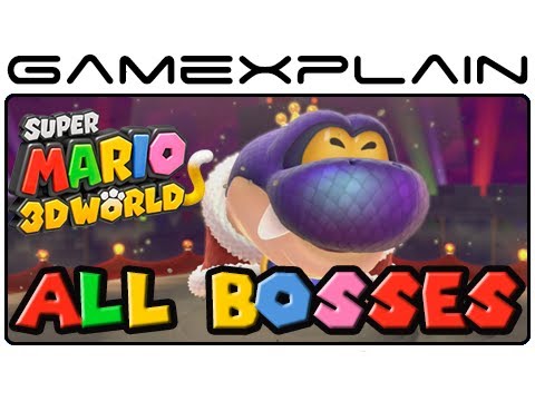 All Boss Fights in Super Mario 3D World (Boss Battles - 1080p Wii U) - UCfAPTv1LgeEWevG8X_6PUOQ