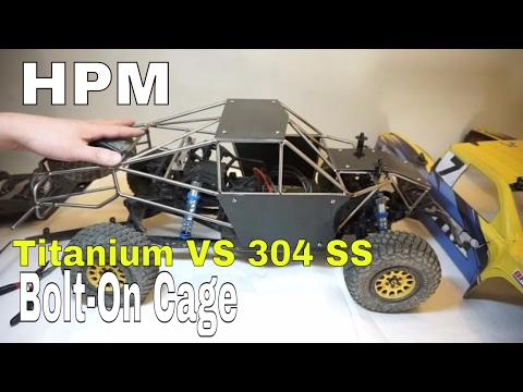 HPM Bolt-On Metal Cage For Axial Yeti Score Trophy Truck - Unbox and Install - UCerbnOYwiVAIz8hmhHkxQ8A