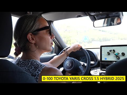 lady drives 0 100 TOYOTA YARISS CROSS 1 5 HYBRID 2025