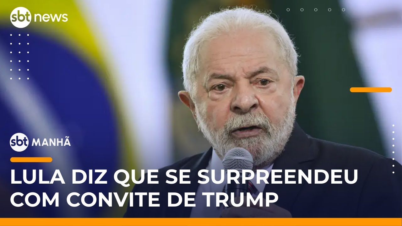SBT Notícias: Lula diz estar otimista após encontro com Trump