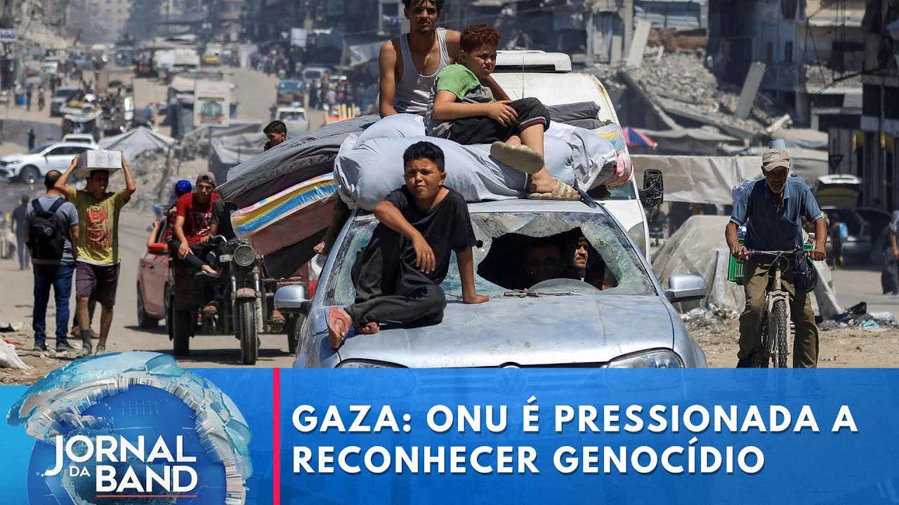 Funcionários da ONU cobram que entidade reconheça massagre em Gaza como genocídio | Jornal da Band