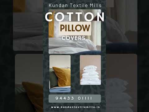 Pillow covers form Kundan Textile Mills, Erode #textile #cotton #mills #cottonfabric #pillowcovers