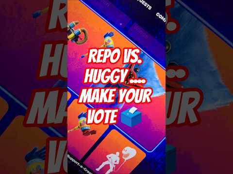 HUGGY VS. REPO VOTE FORTNITE ITEM SHOP #fortnite #shorts #huggywuggy #poppyplaytime #halloween #repo