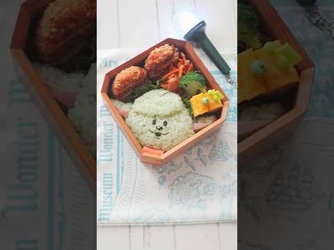 Mrs. GREEN APPLEの国立ライブ、ゼンジンに行って来たのでメメルのお弁当作りました！ #お弁当 #キャラ弁 #メメル#MrsGREENAPPLE#ミセスグリーンアップル