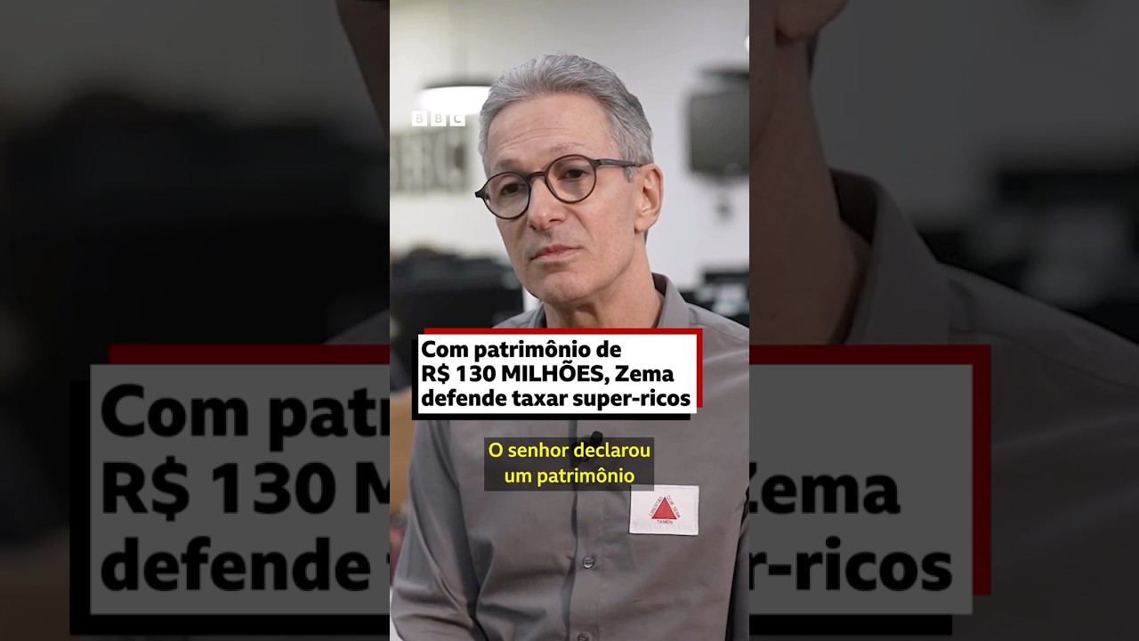 Milionário governador Romeu Zema defende taxação dos mais ricos