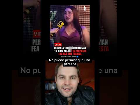 Jurado TR@N* llama FEA a MUJER en concurso de belleza y... 💣🔥