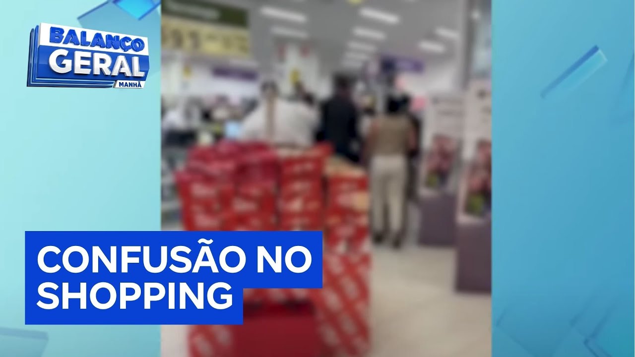 Funcionário agride cliente em loja de shopping após discussão