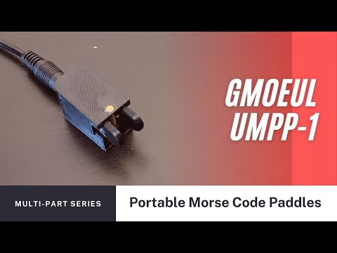 Morse Code Ultra-Miniature Precision Paddle by Peter GM0EUL
