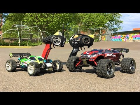 WLToys A959-B vs Traxxas Mini E-Revo VXL! GPS Speed Test & Jump Competition! High Speed RC Cars! - UCHcR-O2hVrKGKRYvN1KUjOg