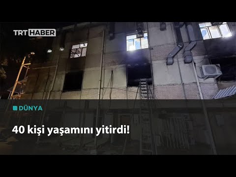 Bağdat’ta hastanede yangın: 40 kişi yaşamını yitirdi