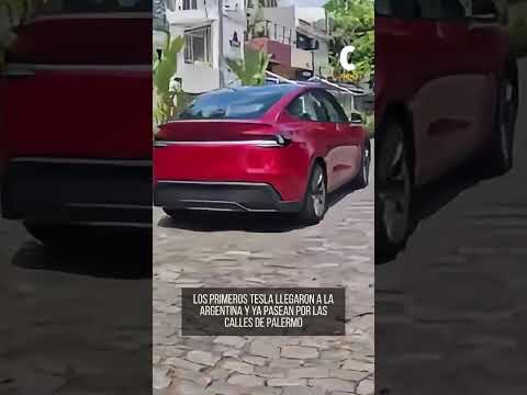 TESLA en ARGENTINA: graban publicidad de lanzamiento en PUERTO MADERO