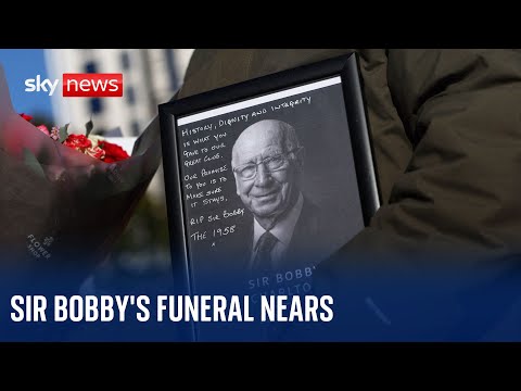Sir Bobby Charlton's funeral to take place in Manchester