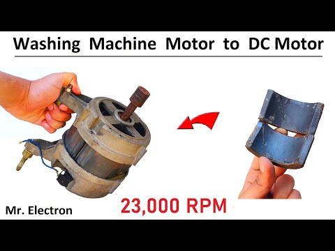 23000 RPM - 220v Universal Motor from Washing Machine to Super High Speed DC Motor 690W