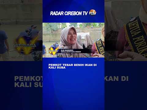 Pemkot Tebar Benih Ikan di Kali Suba