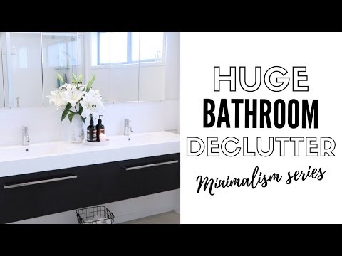 10 Tips To A Minimalist Bathroom | Decluttering & Organization - UCcjVGHwHYVOkuvNEX2UH11Q