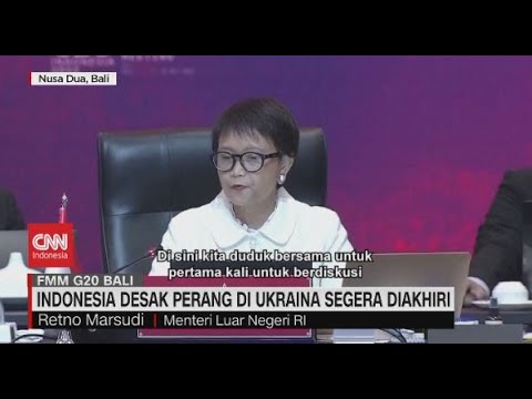 Indonesia Desak Perang di Ukraina Segera Diakhiri