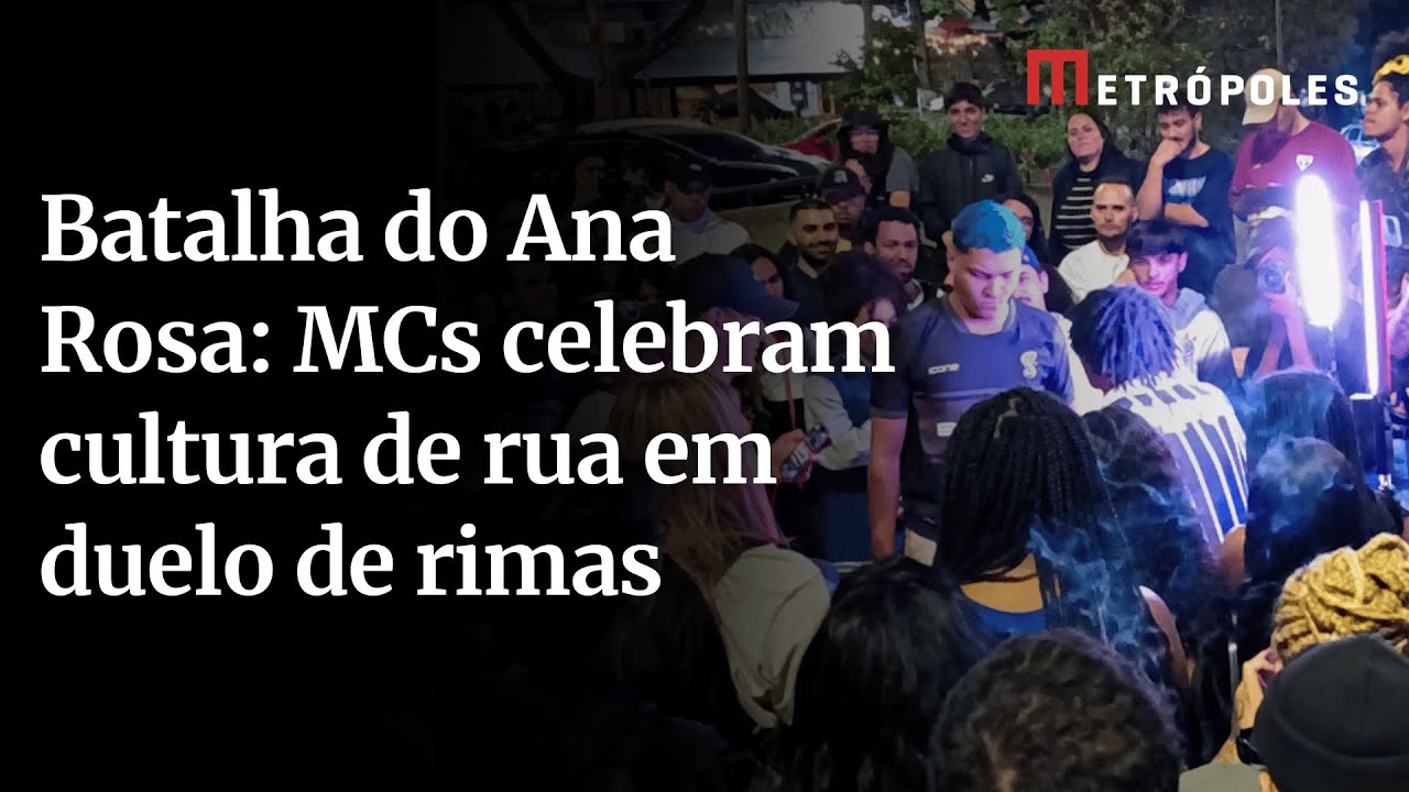 Batalha do Ana Rosa: MCs celebram cultura de rua em duelo de rimas