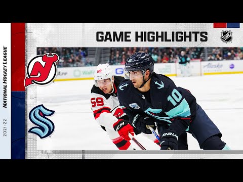 Devils @ Kraken 4/16 l NHL Highlights 2022 video clip