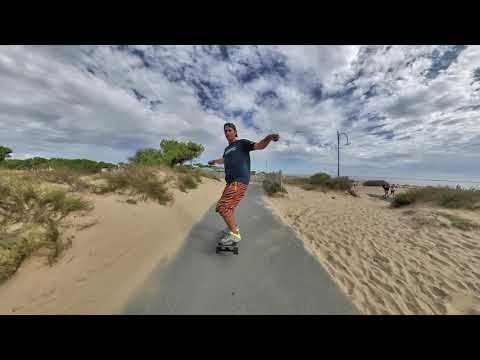 TAKING MY BUSTINBOARDS YOFACE HYBRID ESK8 WITH ME DURING HOLIDAYS - ENDLESS MANUAL AND RIDING.