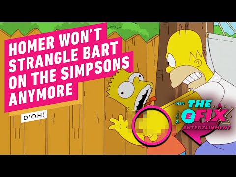Homer Won’t Strangle Bart Anymore On The Simpsons - IGN The Fix: Entertainment