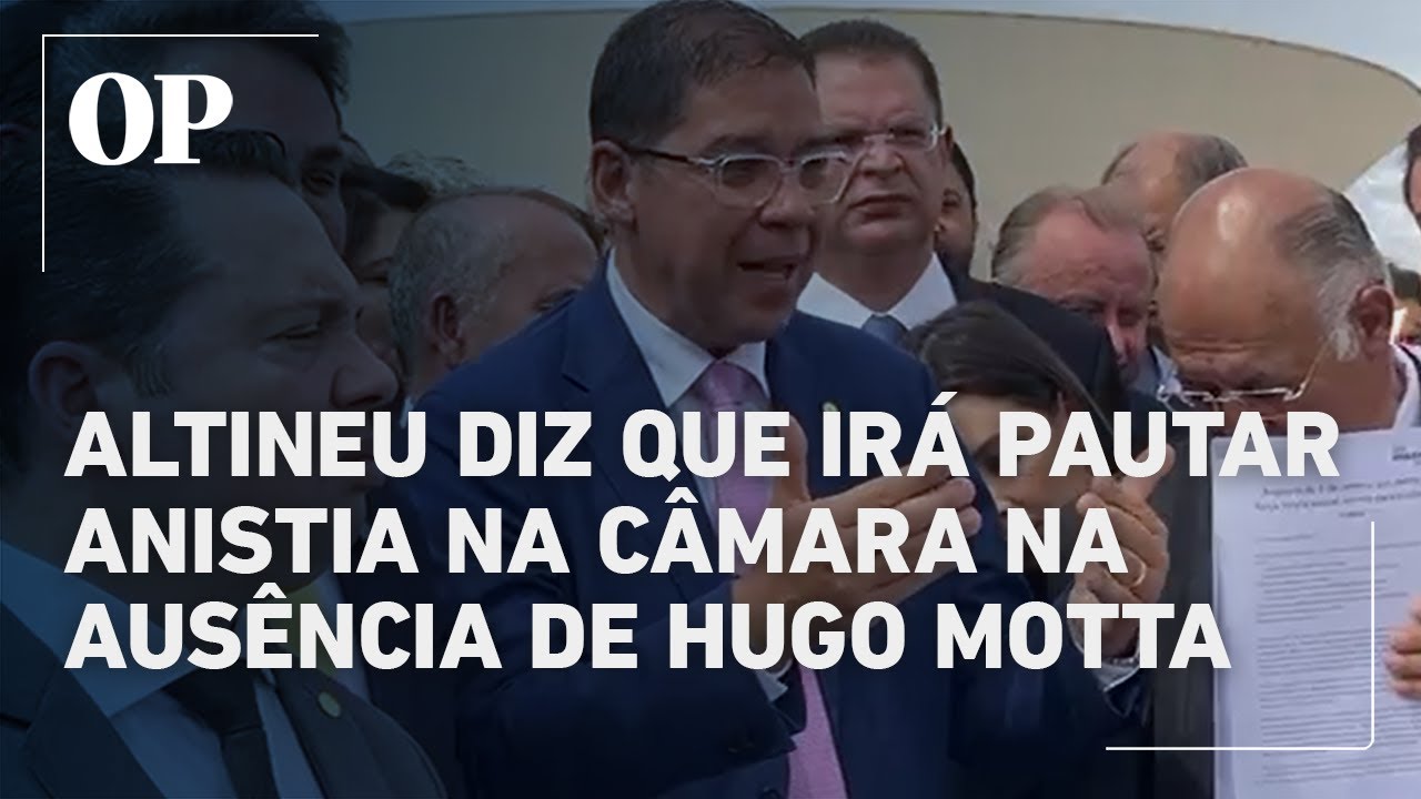 Altineu Côrtes promete pautar Anistia na próxima viagem de Hugo Motta