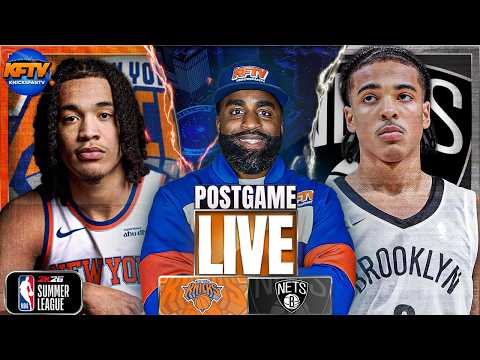 Knicks vs Nets NBA Summer League Post Game Show | Live Calls & Overreactions | Post Game Live EP 742