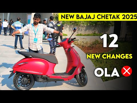 ⚡New Bajaj Chetak 3501 | Top 12 Changes New chetak | Best Electric Scooter 2025 |  ride with mayur