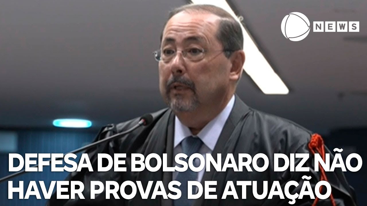 Defesa de Bolsonaro afirma não haver provas de participação