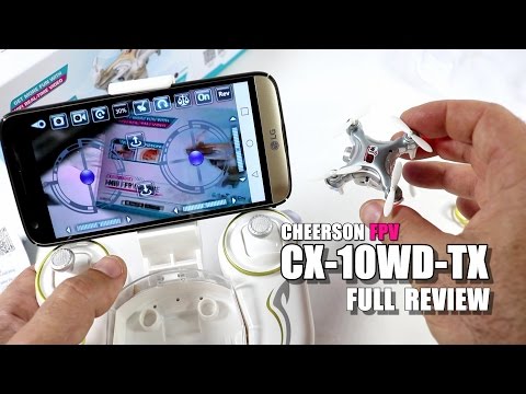 CHEERSON CX-10WD-TX Review - Nano FPV - [UnBox, Inspection, Setup, Flight Test, Pros & Cons] - UCVQWy-DTLpRqnuA17WZkjRQ