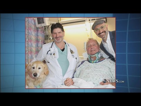 Dog Saves Owner’s Life After He Falls On Ice | ABC News