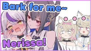 Laplus is losing it after Nerissa gives her  a kiss as a reward【Off co