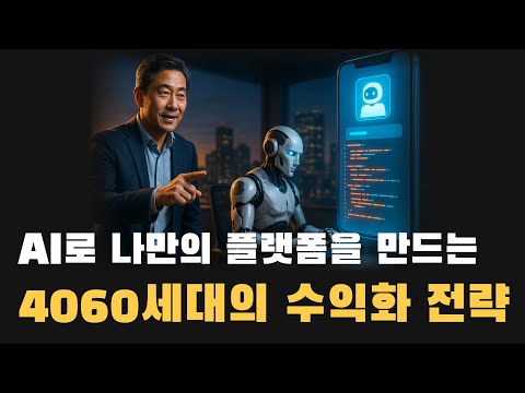 창업 비용이 1000분의 1로 줄었는데 왜 안 해요? 4060에게 기회입니다