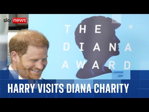 Prince Harry visits charity close to his heart