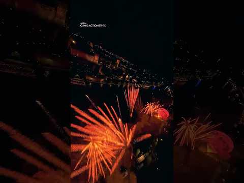 Osmo Action 5 Pro + FPV Drone = Next-Level Fireworks Footage