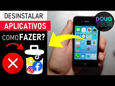 Como DESINSTALAR Aplicativos em iPhone Antigo