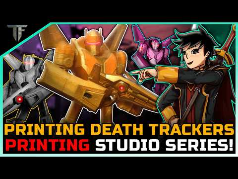 3D Printing & Painting An Army Of Studio Series Death Trackers! [Building Live]