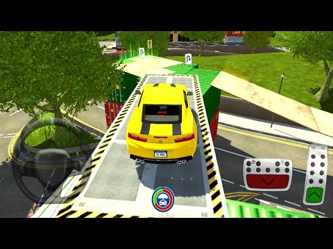 Multi Floor Garage Driver #1 - Yellow Muscle Car City Drive Parking Android Gameplay