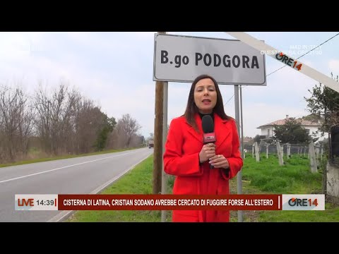 Cisterna di Latina, Sodano avrebbe cercato di fuggire forse all'estero - Ore 14 del 19/02/2024